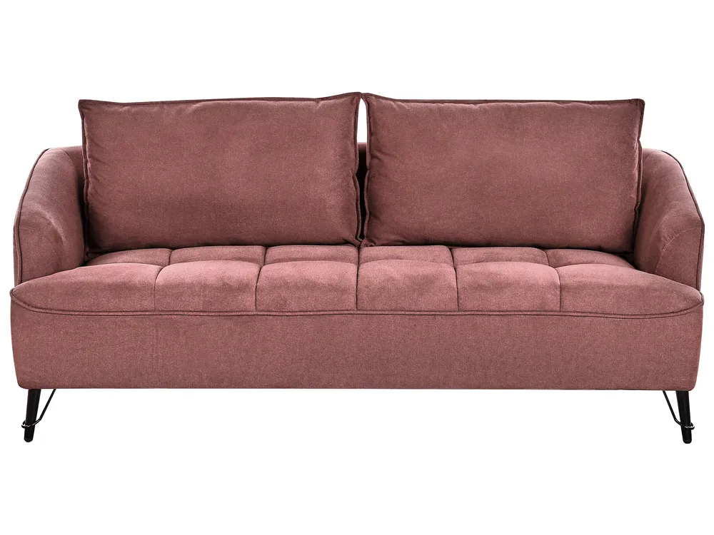 Sofa dla 3 osób HOBRO Burgundowy