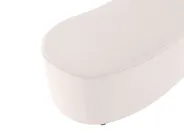Sofa AMAL mit Ottomane Stoff Hellbeige_1145815