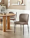 Conjunto de 2 sillas de comedor ADA Gris pardo