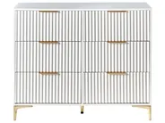 Komoda 6 szuflad WALCOTT Biały_1007116