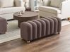 Banc rembourré IDYLLWILD Bouclé Marron