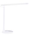 Fehér fém LED asztali lámpa 38 cm DRACO_855060