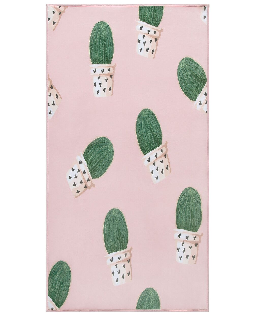 Covor pentru copii ELDIVAN Roz 80 x 150 cm