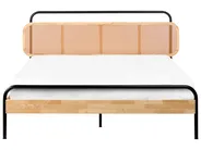 Bed Rattan BOUSSICOURT 160 x 200 cm (EU King Size) Light Brown_1011635