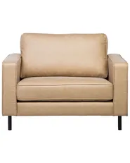 Poltrona SAVALEN Pelle sintetica Beige_723729