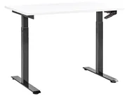 Biurko regulowane manualnie DESTINES 120 cm 72 cm Biały/ czarny_898861