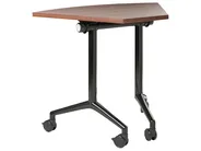 Modulo scrivania angolare pieghevole CAVI 90 cm 64 cm Marrone scuro_1030820