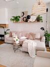 4-Sitzer Ecksofa beige linksseitig OSLO_813427