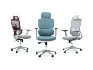 Office Chair VISCOUNT Fabric Blue_987026
