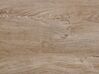 Stół do jadalni 120 x 80 cm jasne drewno z czarnym LUTON_786557
