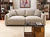Sofa 3 Seater JUBEK Fabric Beige