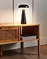 Bezprzewodowa lampa stołowa LED BOCONO Ze ściemniaczem Metal Czarny