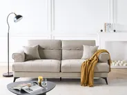 Sofa 3 Seater SKIVE Fabric Taupe_946152