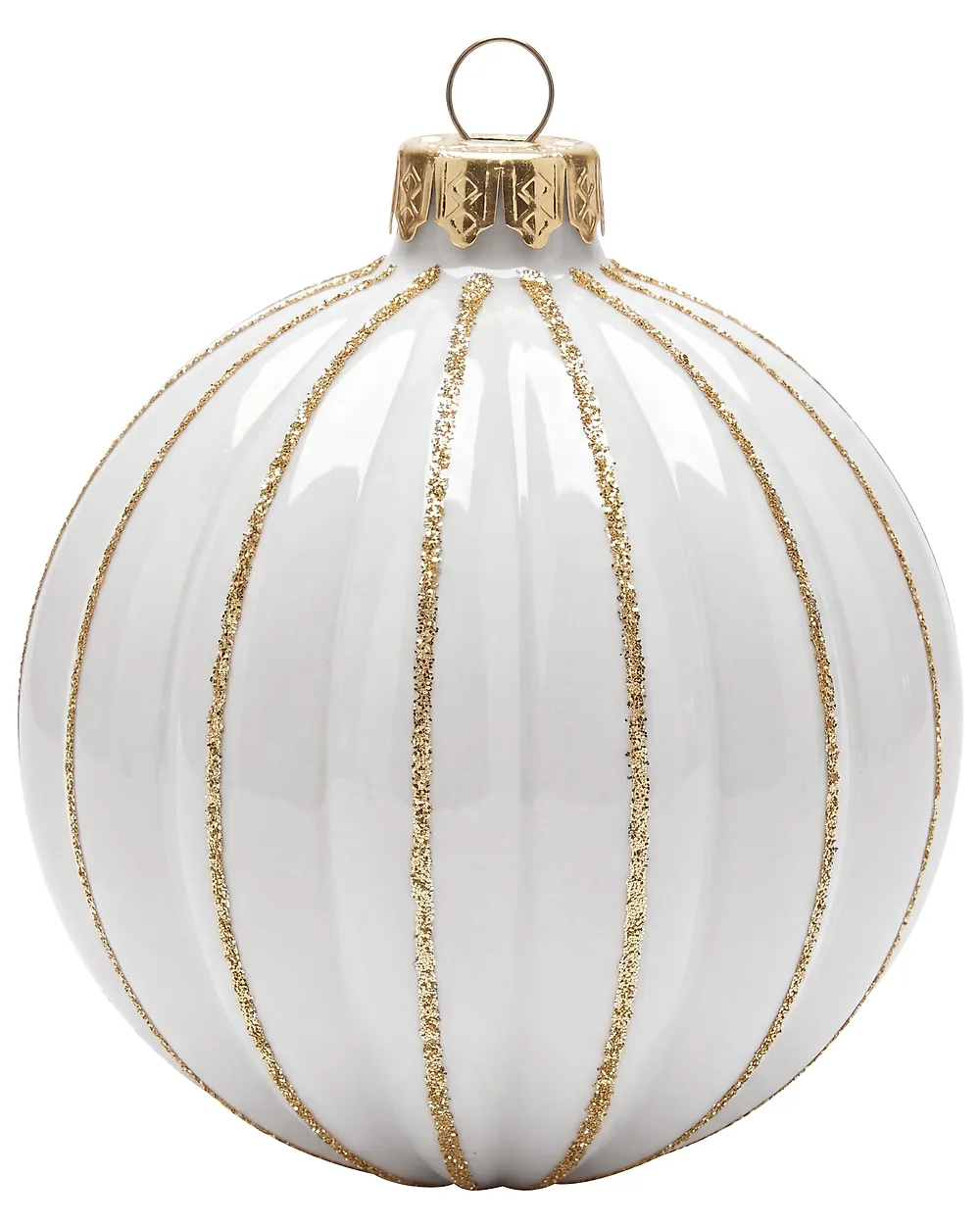 Conjunto de 21 bolas de Navidad FROSTGLOW Vidrio Blanco_1192250