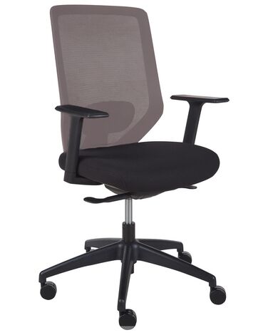Krzesło biurowe regulowane beżowoszare VIRTUOSO