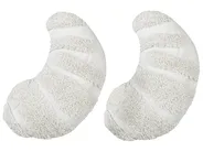 Zestaw 2 poduszek dekoracyjnych SNOWDROP Bawełna 40 x 25 cm Biały_906058