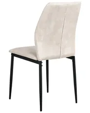 Set of 4 Dining Chairs ROCHEPORT Fabric Light Beige_1006037