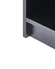 Regał na książki 5 półek ZEHNA 197 cm Czarny_1026443
