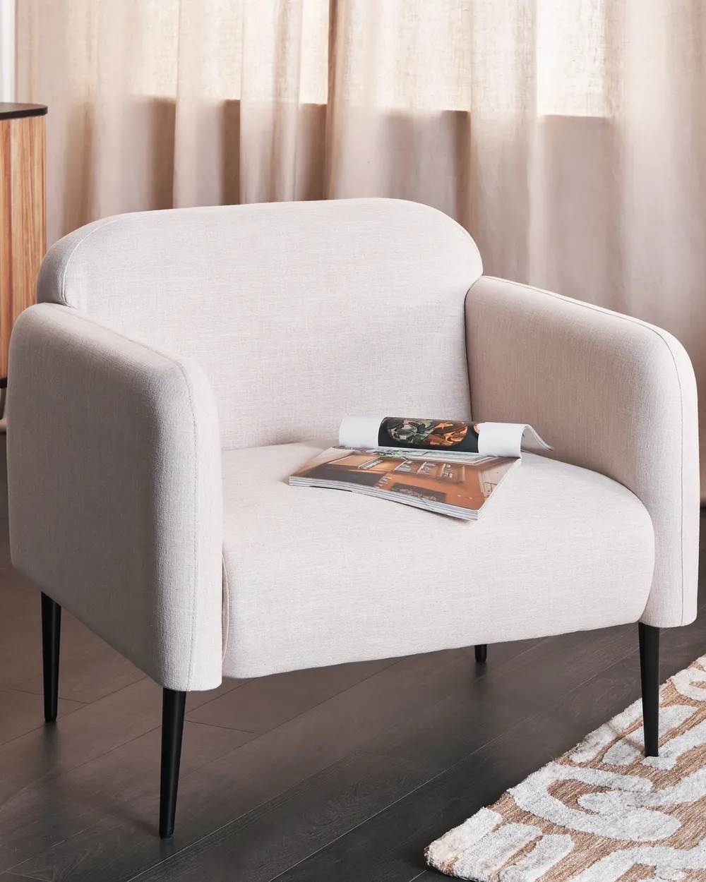 Poltrona STOUBY Lino Tortora_903747