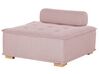 Ecksofa Stoff rosa 4-Sitzer modular TIBRO_825637