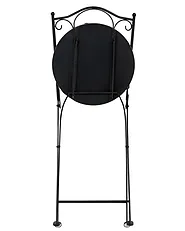 Set de 2 scaune de grădină SIROLO Pliabil Metal Alb/Albastru_1155655