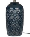 Ceramic Table Lamp Dark Blue TELIRE_849290