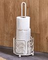 Freestanding Metal Toilet Paper Holder White MANDI_827836