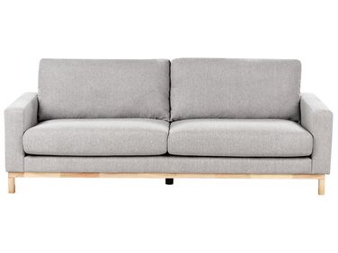 3-Sitzer Sofa grau / hellbraun SIGGARD