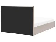 Łóżko z pojemnikiem QUIBERON Beżowy 160 x 200 cm_1023354