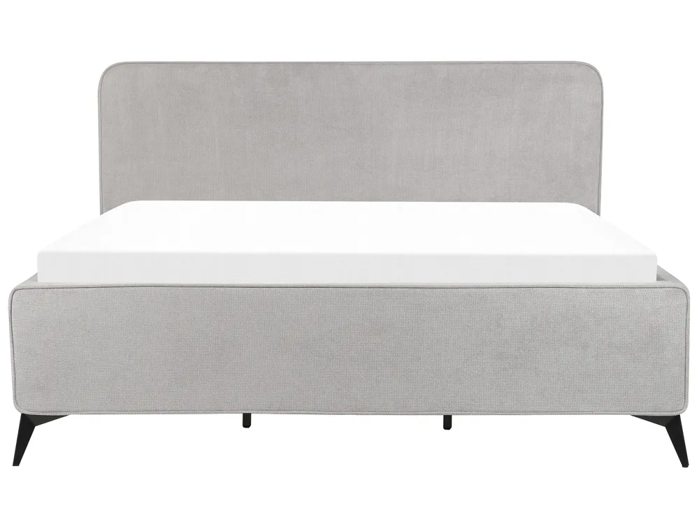 Bed Fabric VALOGNES 180 x 200 cm (EU Super King) Light Grey_887875