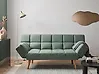 Sofa Bed 2 Seater INGARO Fabric Light Green