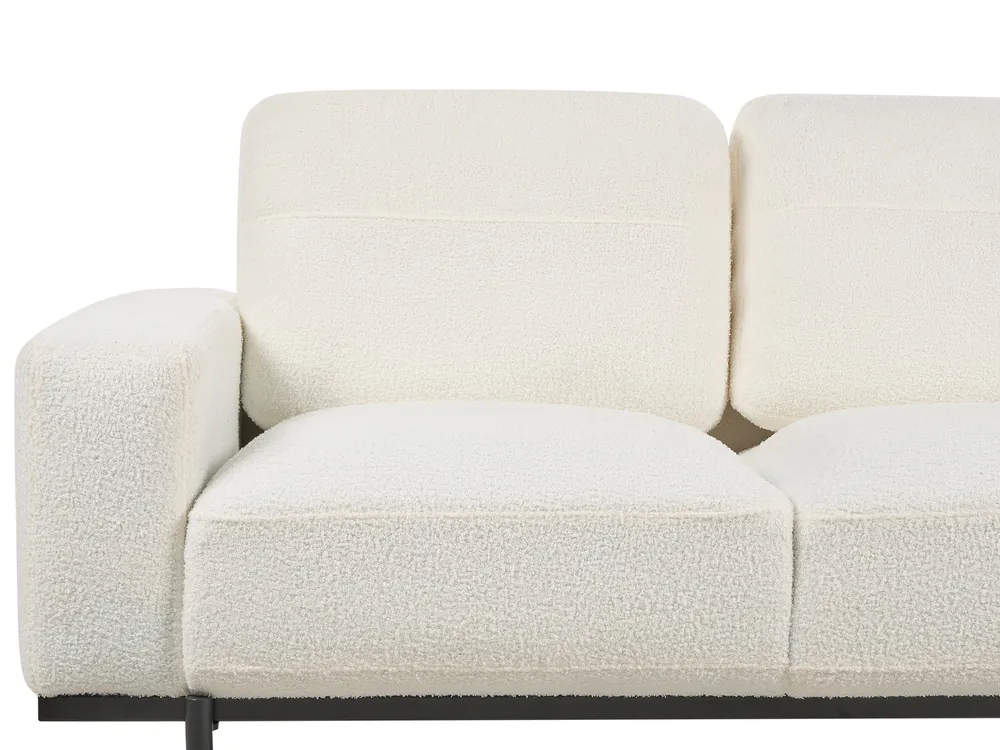 Sofa 3 Seater SOVIK Boucle Off-White_899698