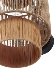 Set di 2 lampade da parete JAMMA Corda di carta Naturale_899951