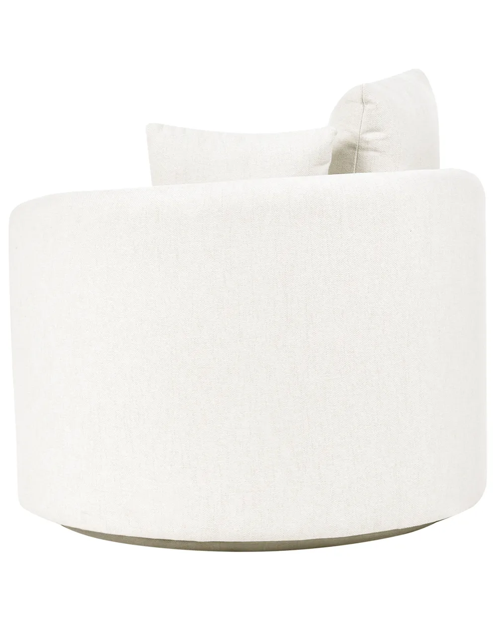 Swivel Armchair ENNORA Fabric Off-White_1072901