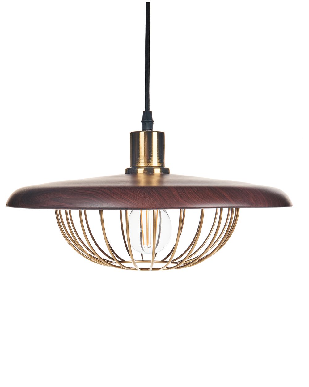 Lampe suspension TORDILLO Métal Doré