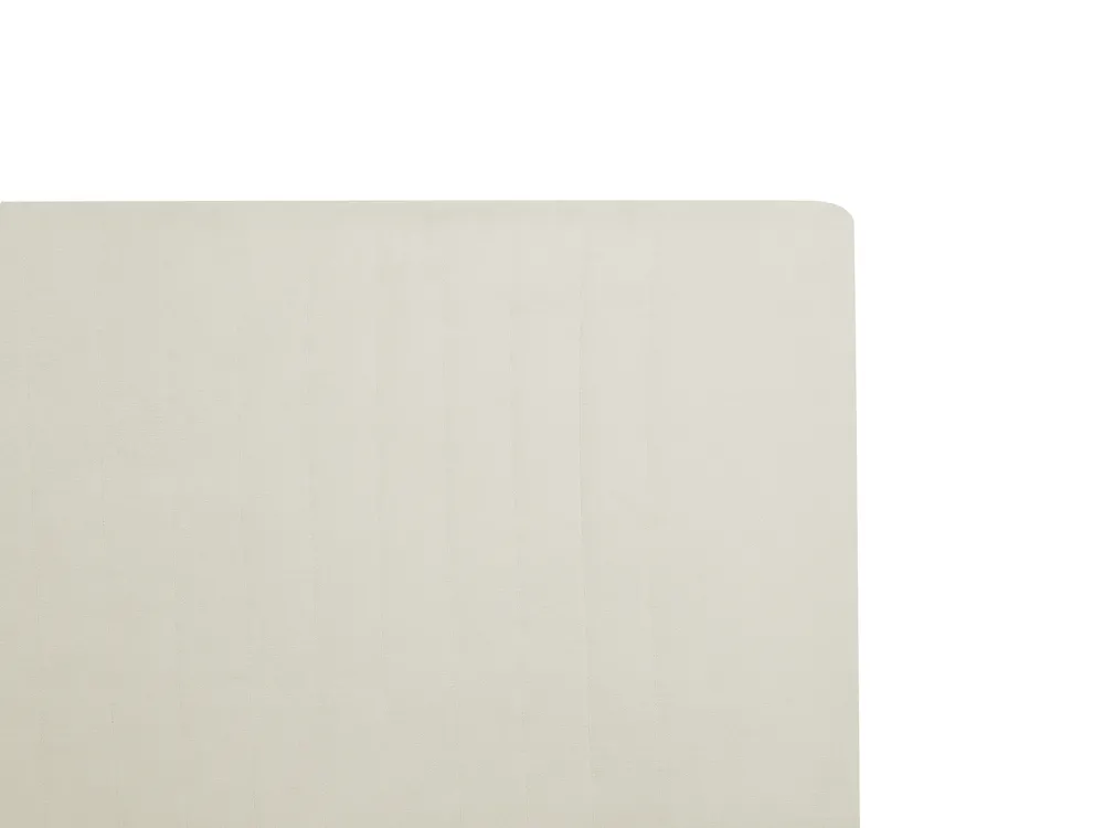 Bett mit Lattenrost Chenillegewebe TALENCE 160 x 200 cm Hellbeige_732358