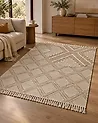 Rug KACEM Beige 160 x 230 cm Cotton