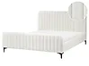 Bed Boucle LUNAN 160 x 200 cm (EU King Size) Off-White