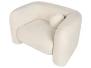Living Room Set 4 Seater LEIREN Velvet Off-White_920784