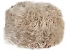 Pouffe TUKKI Faux Fur Beige