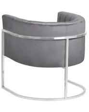 Armchair LARVIK Velvet Grey_747082