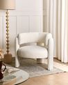 Armchair BUREA Chenille Off-White