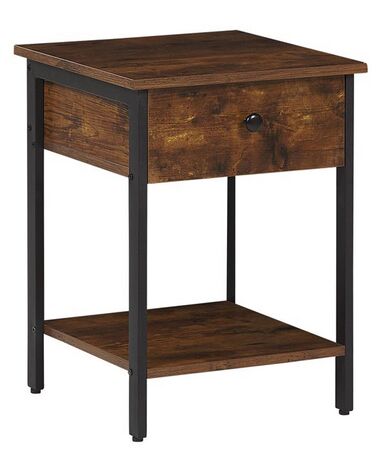 Side Table Dark Wood VESTER