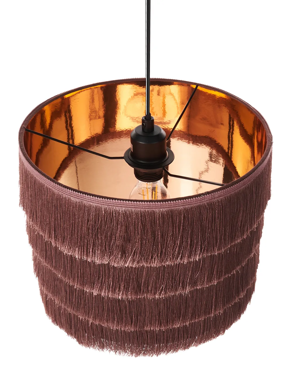 Pendant Lamp SUAPURE Fabric Pink_955325