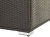 PE Rattan Storage Box 155 x 75 cm Brown MODENA_776487