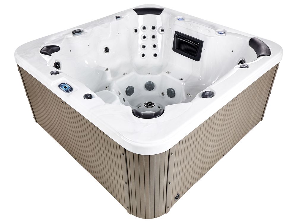 Spa d'extérieur avec LED VILLARRICA Blanc