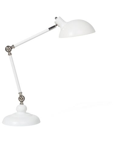 Lampada da tavolo metallo bianco opaco 80 cm MERAMEC