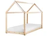 Cama infantil Casa Madera de pino TOSSE 90 x 200 cm Marrón claro