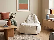 Sitzsack 200 L DROP 63 cm 75 cm Hellbeige_1177346