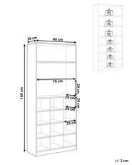 Shoe Storage Cabinet LAJAMANU White_1050257